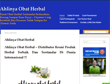 Tablet Screenshot of ahlinyaobatherbal.com